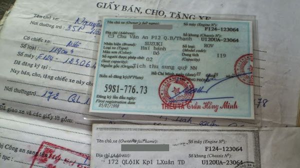 Thủ tục cần thiết khi mua xe máy cũ tại Hà Nội